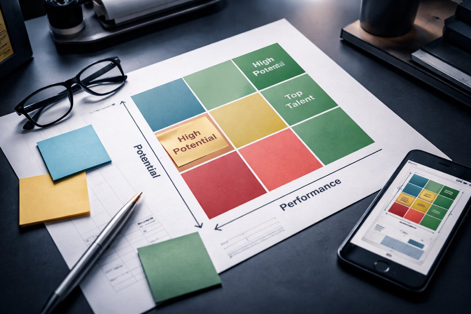 9 grid model, 9-grid